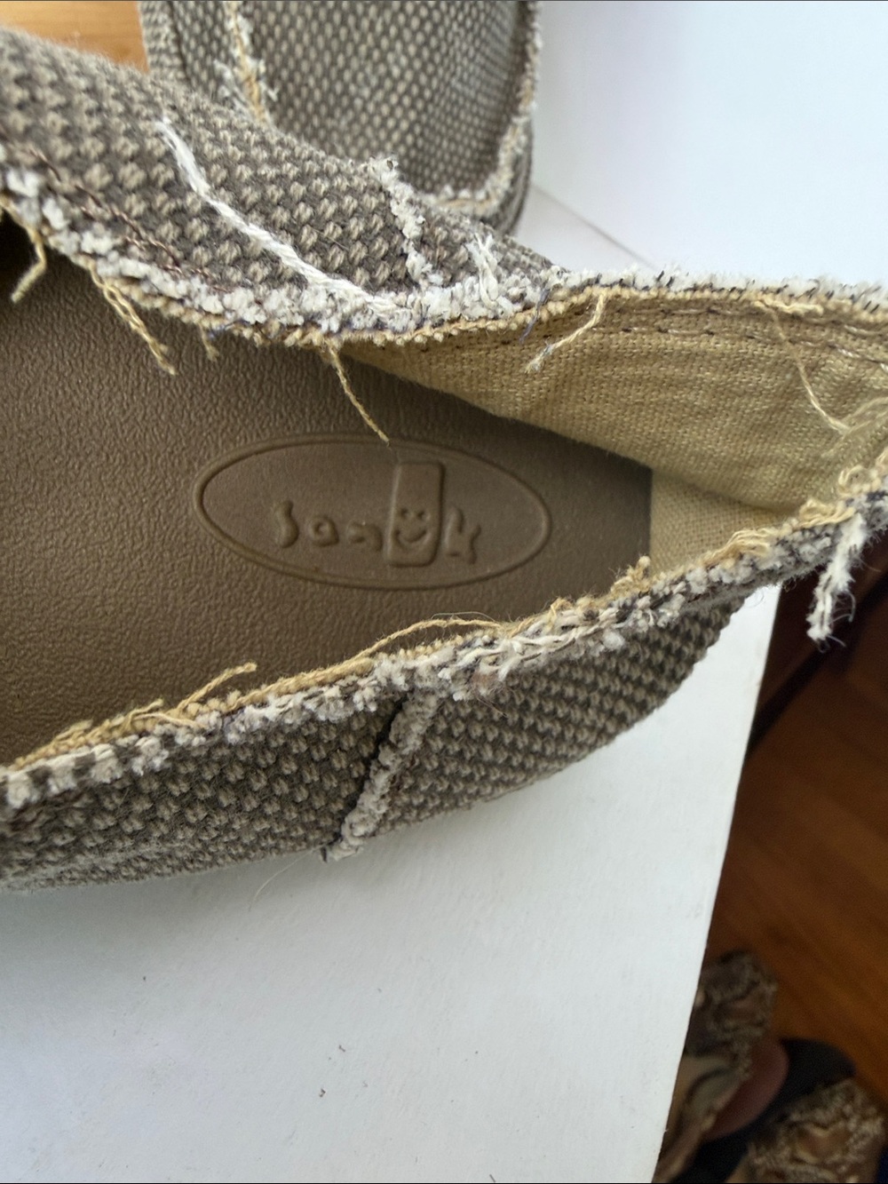 Sanuk Men’s Casual Slip-On Shoes in Olive Green size 10 - Picture 6 of 7